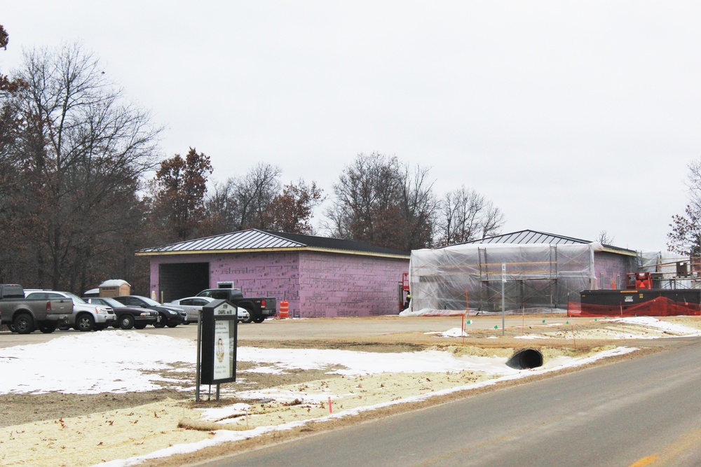 Construction on new Fort McCoy CYS admin, storage building continues