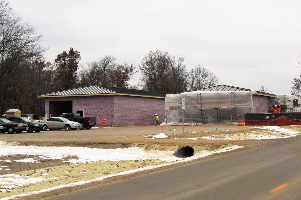 Construction on new Fort McCoy CYS admin, storage building continues