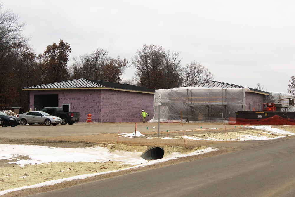 Construction on new Fort McCoy CYS admin, storage building continues