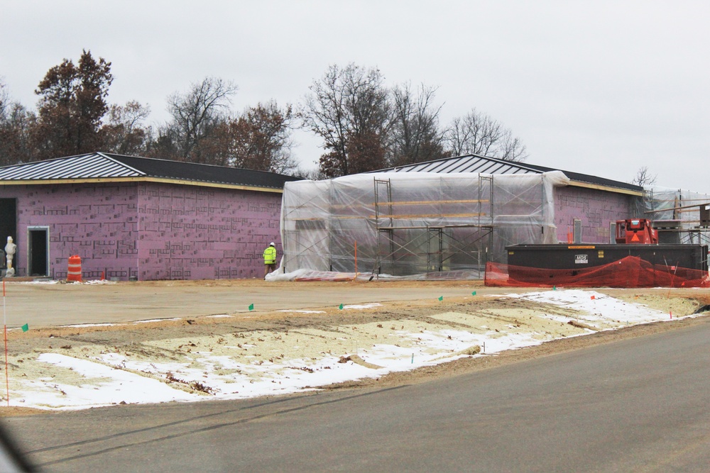 Construction on new Fort McCoy CYS admin, storage building continues