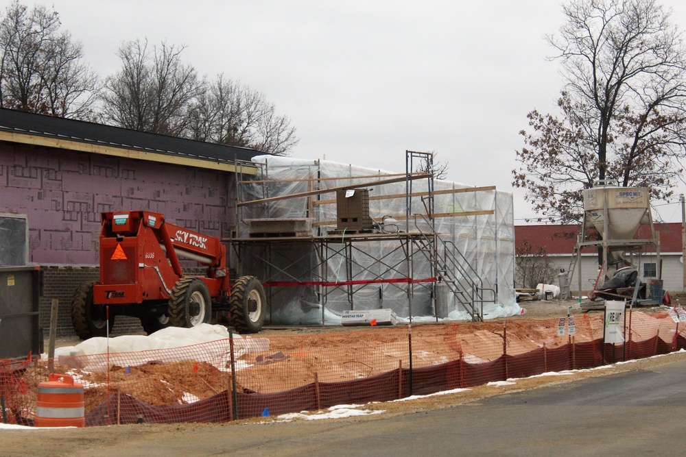 Construction on new Fort McCoy CYS admin, storage building continues