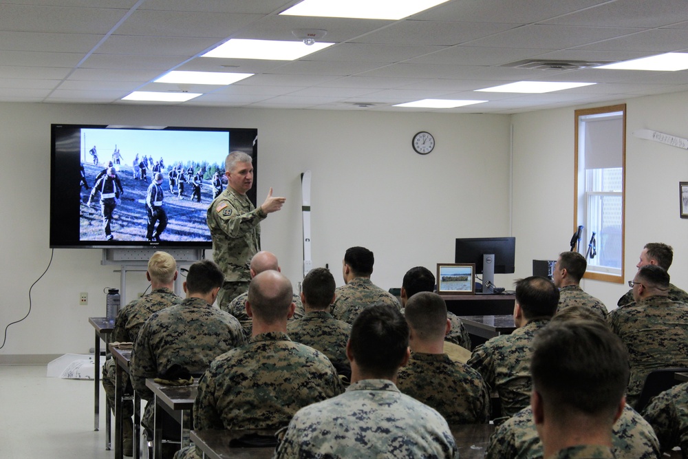 Fort McCoy's deputy garrison commander congratulates CWOC graduates