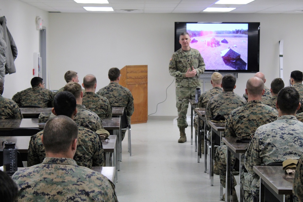 Fort McCoy's deputy garrison commander congratulates CWOC graduates