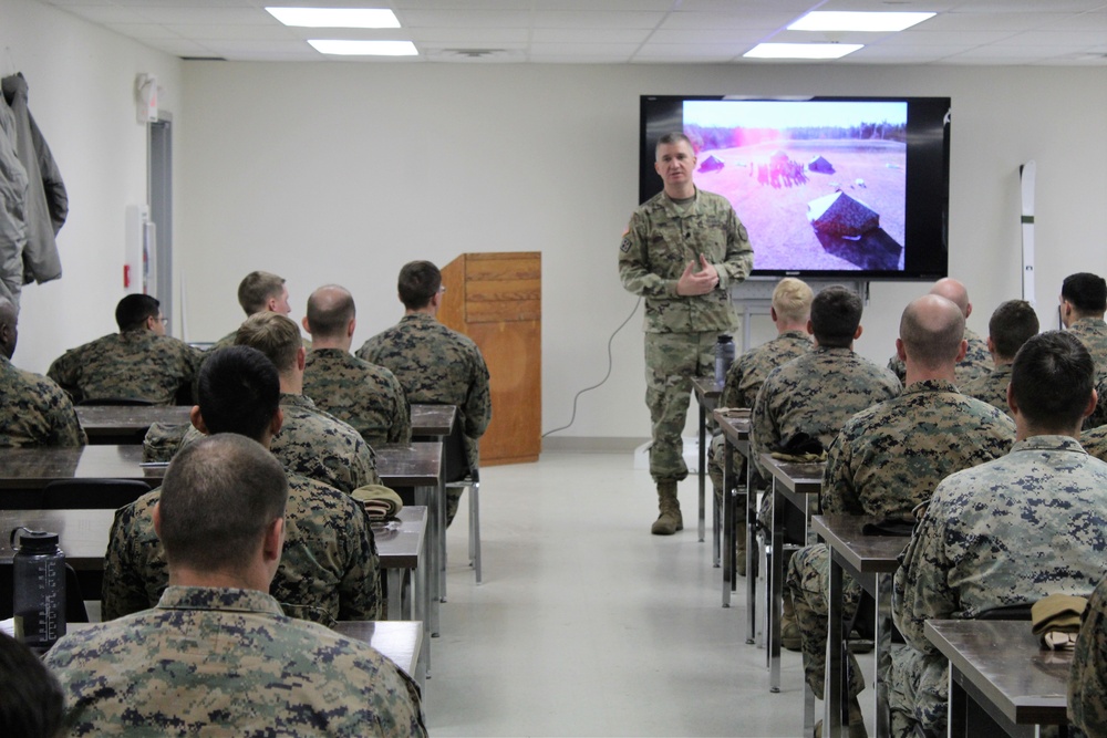 Fort McCoy's deputy garrison commander congratulates CWOC graduates