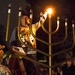 Community gathers for menorah lighting