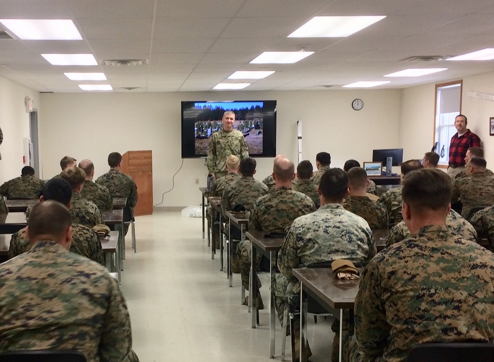 Fort McCoy's deputy garrison commander congratulates CWOC graduates