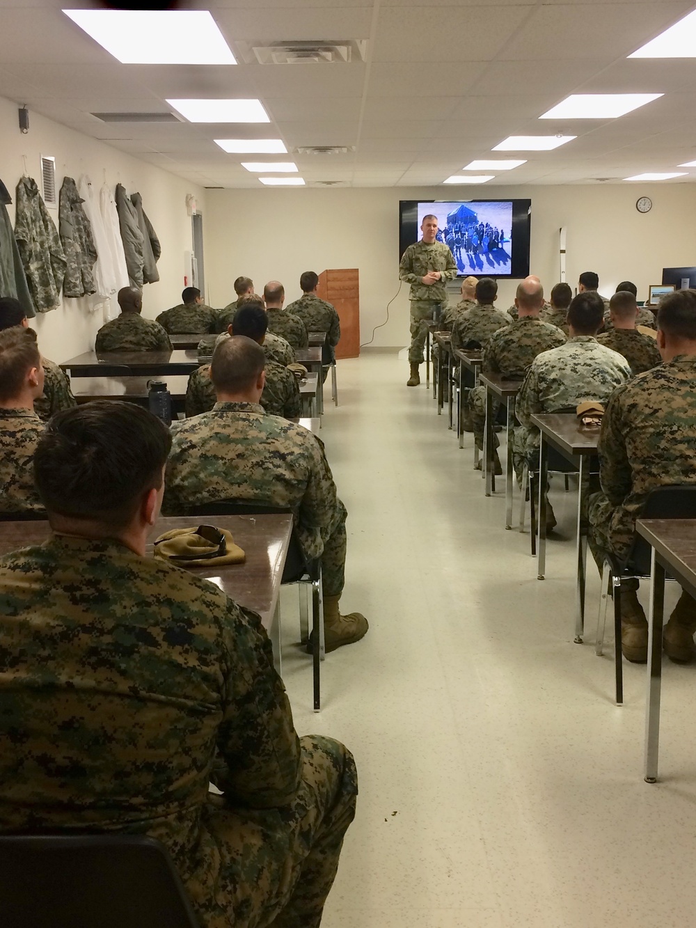 Fort McCoy's deputy garrison commander congratulates CWOC graduates