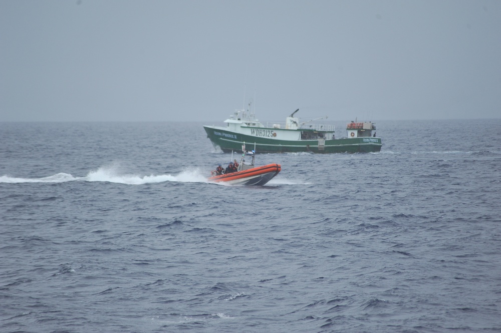 Coast Guard Cutter Oliver Berry completes at-sea fisheries enforcement patrol