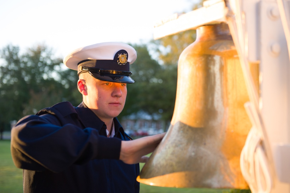 TRACEN Yorktown holds memorial service for Coast Guard Cutter Cuyahoga