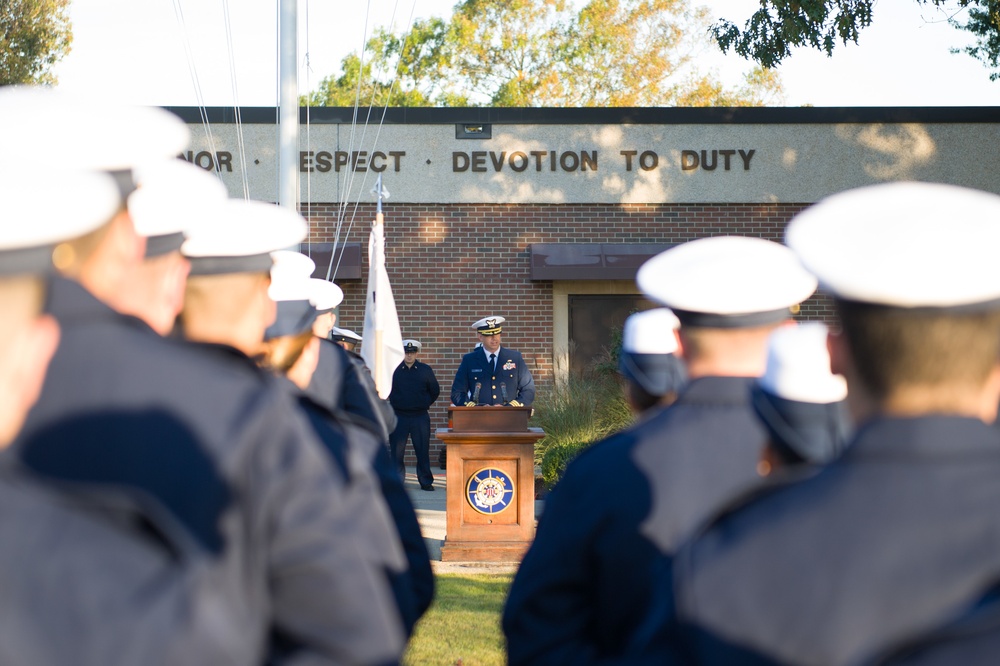 TRACEN Yorktown holds memorial service for Coast Guard Cutter Cuyahoga