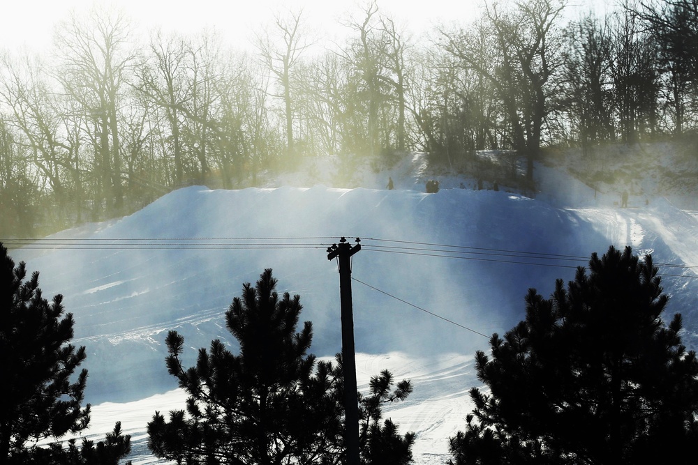 December 2017 ops at Whitetail Ridge Ski Area at Fort McCoy