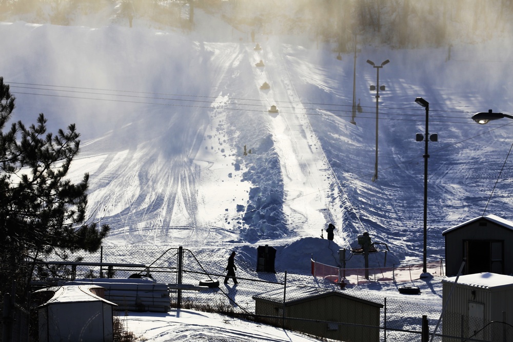 December 2017 ops at Whitetail Ridge Ski Area at Fort McCoy