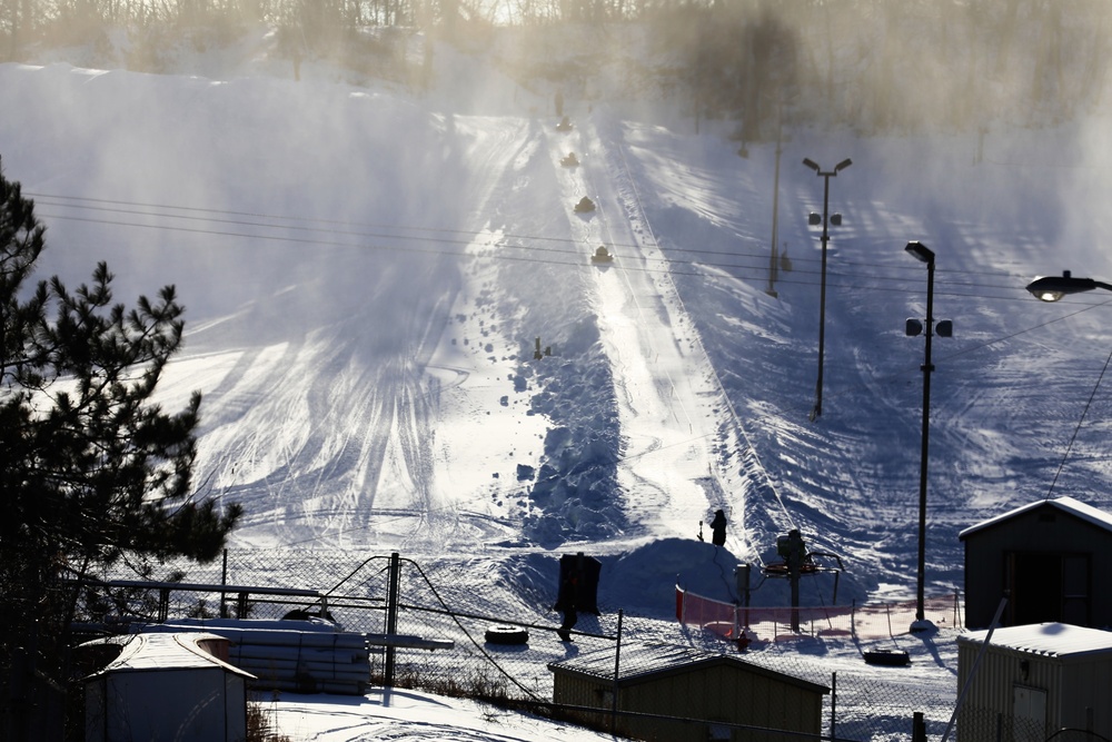 December 2017 ops at Whitetail Ridge Ski Area at Fort McCoy