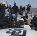 USS San Diego (LPD 22) Sailors Secure Anchor Chain