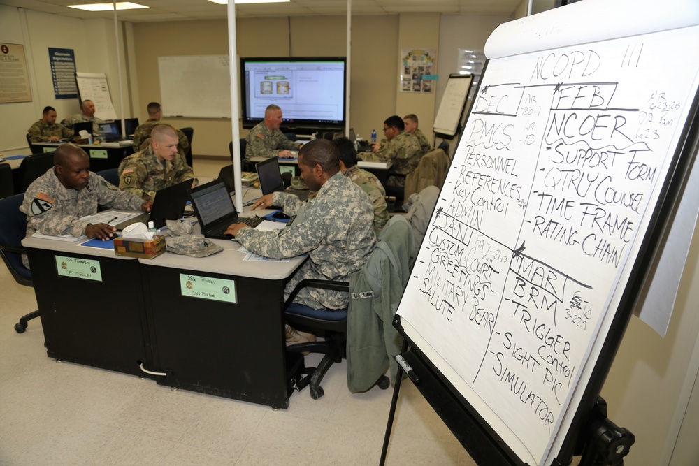 Soldiers train in senior leader course for 91, 94 MOS' at Fort McCoy