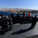 USS San Diego (LPD 22) Sailors Stand Watch During Aqaba, Jordan Departure