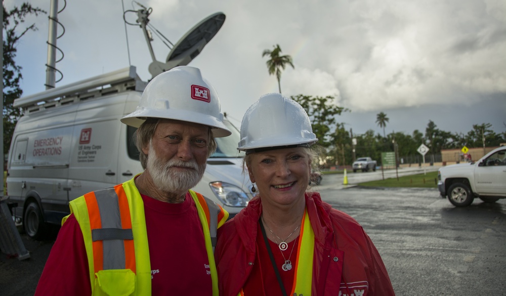USACE personnel on the job in PR during the holidays