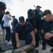USS ESSEX HOSTS HOLIDAY BOWL AND TOUR