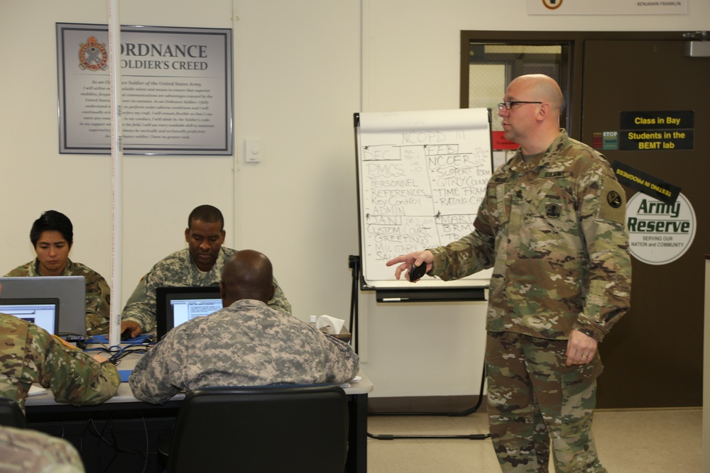 Soldiers train in senior leader course for 91, 94 MOS' at Fort McCoy