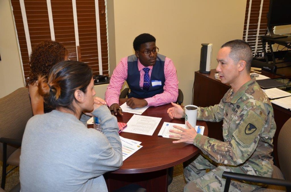 MICC mentors high school students during Job Shadow Day