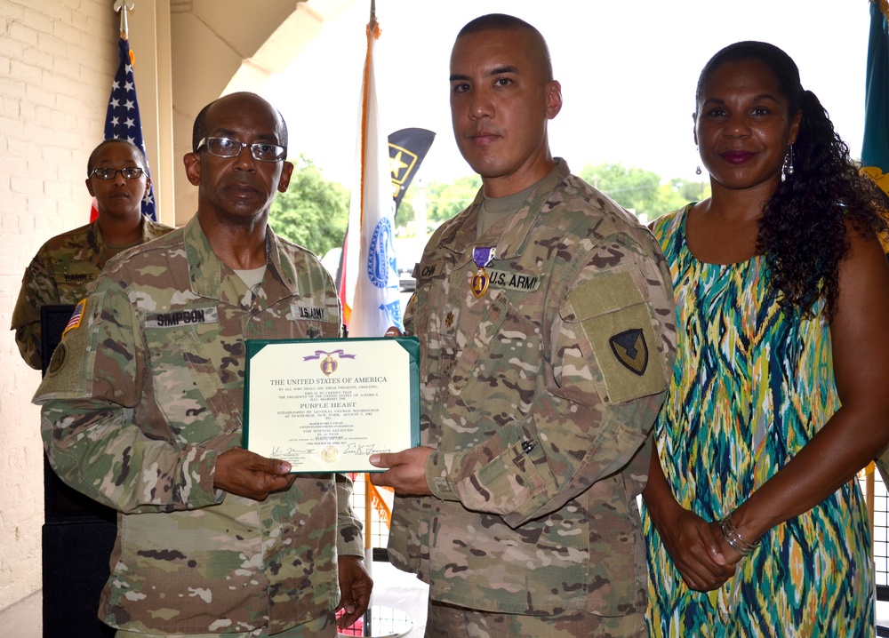 2 MICC Soldiers receive Purple Heart