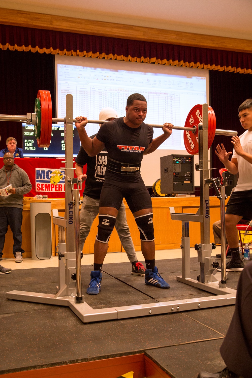 Foster Powerlifting Competition aboard Camp Foster