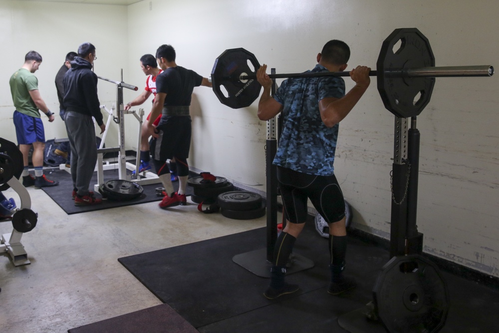 Foster Powerlifting Competition aboard Camp Foster