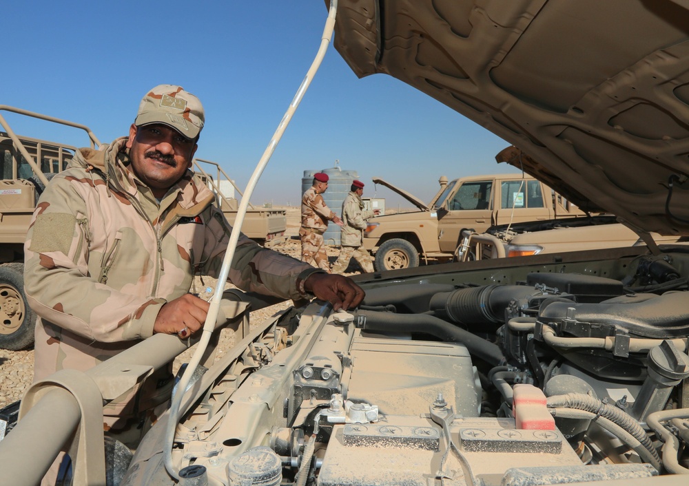 Iraq Security Forces receives vehicles
