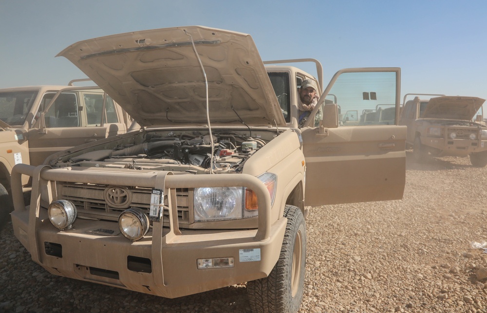 Iraq Security Forces receives vehicles