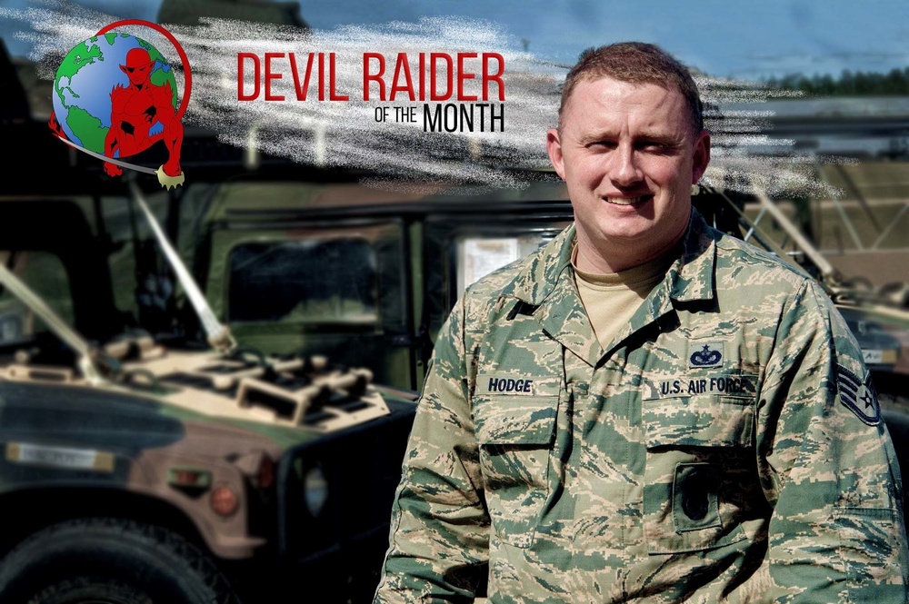 Staff Sgt. James Hodge March Devil Raider of the Month