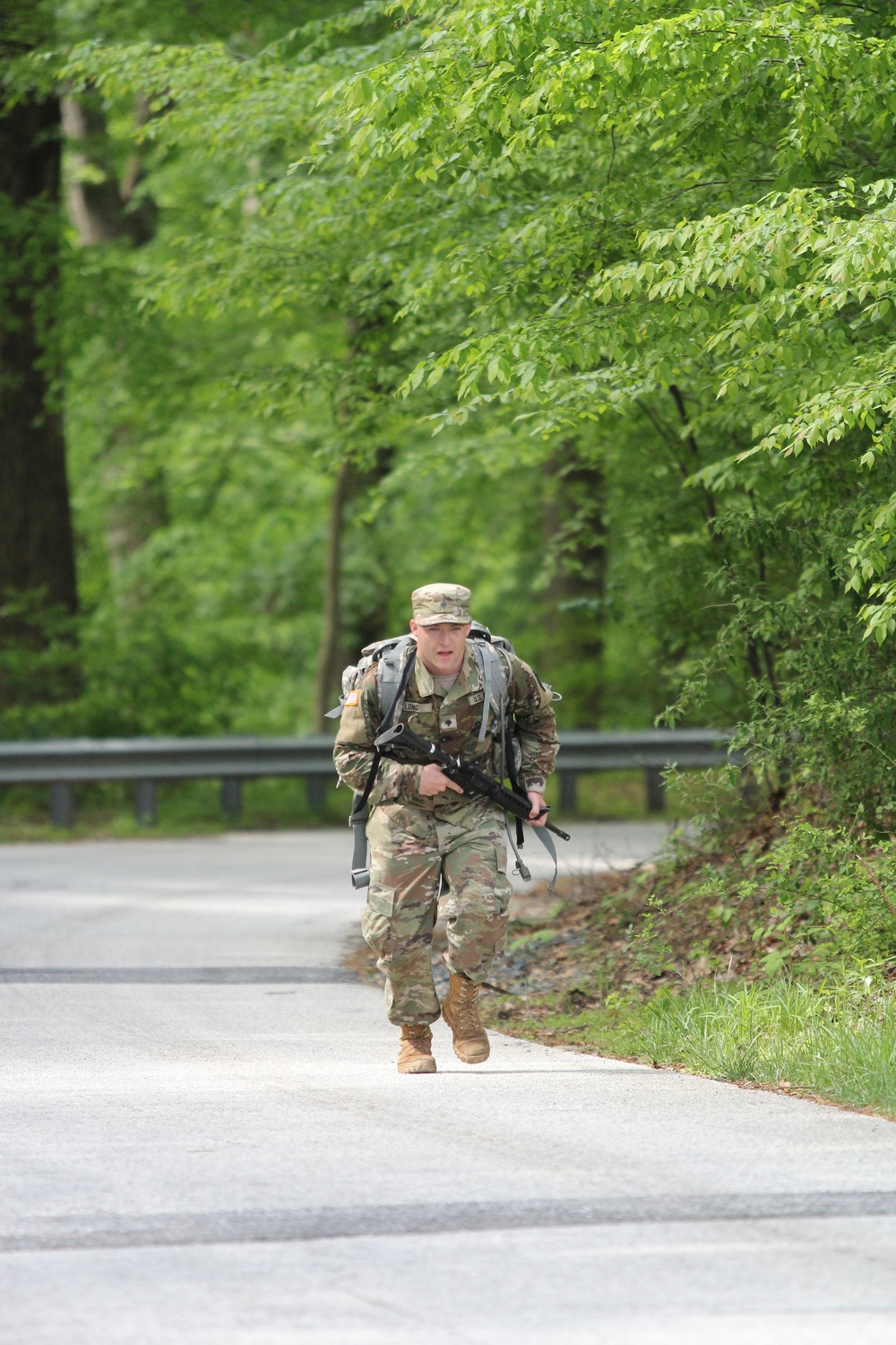 12-mile Ruck March with a Stress Shoot Exercise