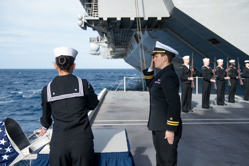 USS John C. Stennis Burial-at-Sea