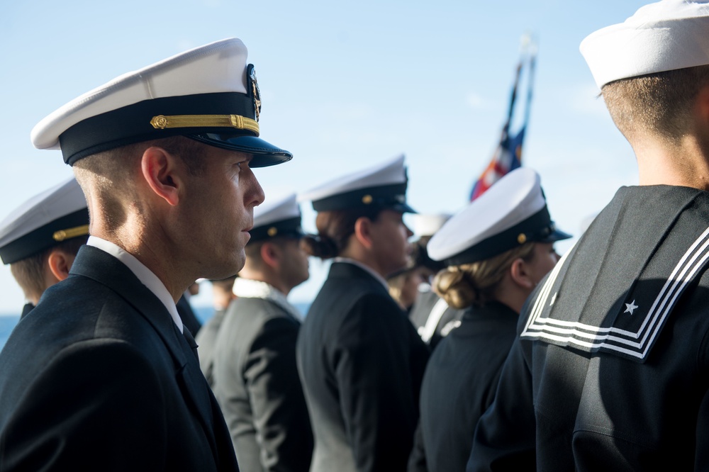 USS John C. Stennis Burial-at-Sea