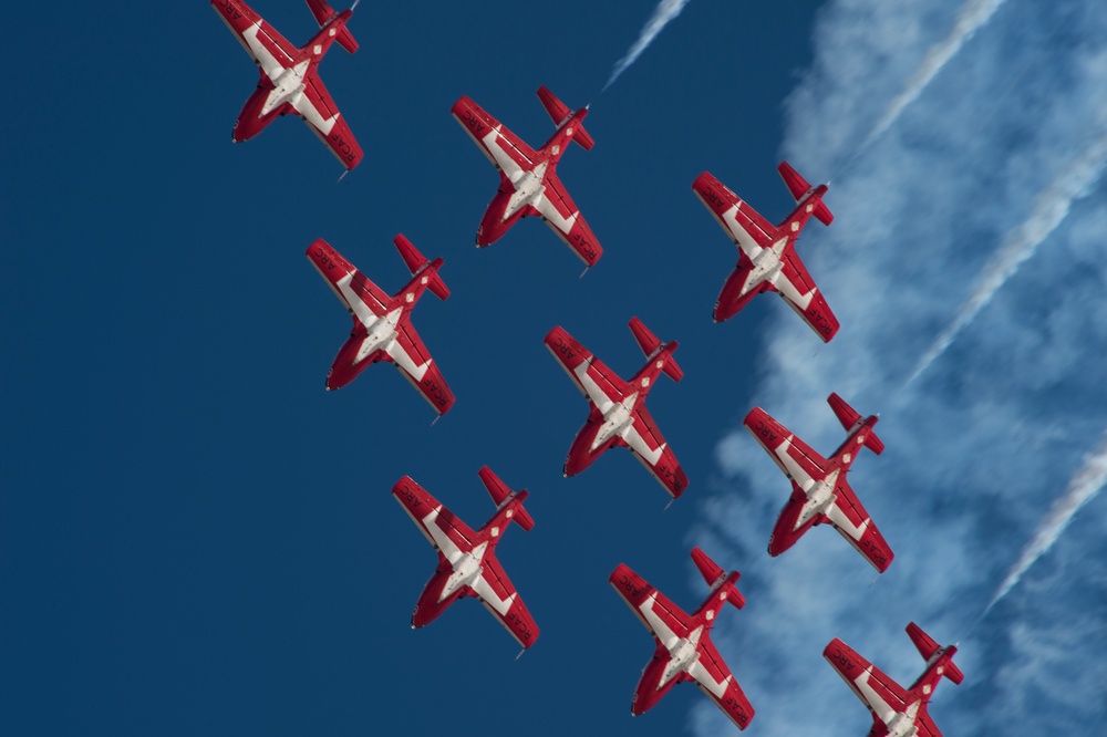 Snowbirds perform at Gowen Thunder Air Show