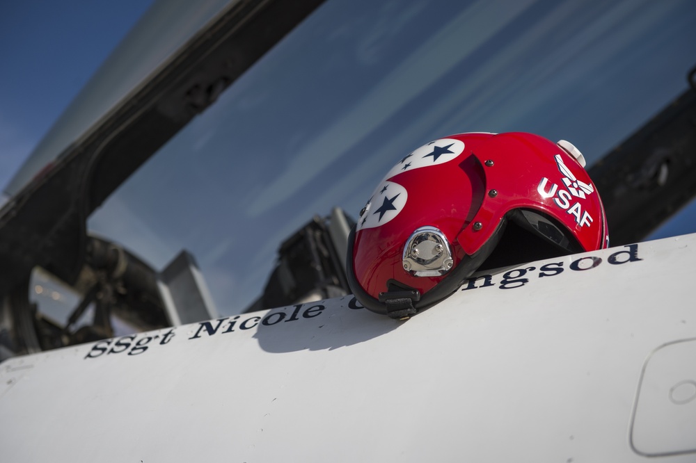 The Thunderbirds perform at Gowen Thunder air show