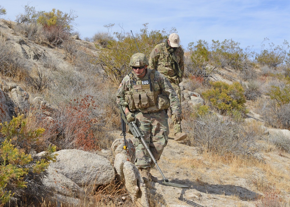 Edwards EOD hosts realistic training for fellow bomb squad members