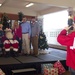 Families dine with Santa at the Butler Officers’ Club