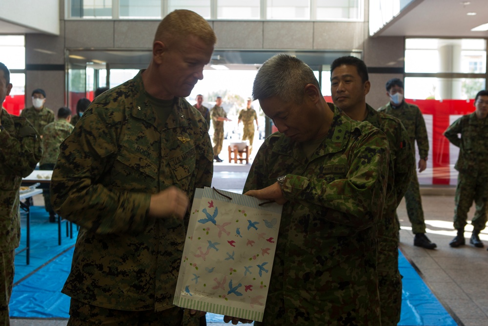 Brig. Gen. Rock Experiences in Depth Cultural Event along with End of Year event aboard Camp Naha