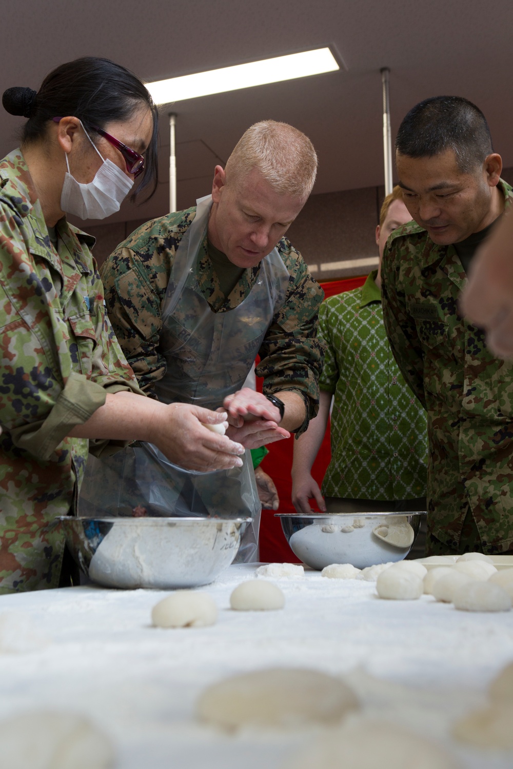 Brig. Gen. Rock Experiences in Depth Cultural Event along with End of Year event aboard Camp Naha