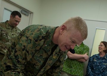 Brig. Gen. Rock Experiences in Depth Cultural Event along with End of Year event aboard Camp Naha