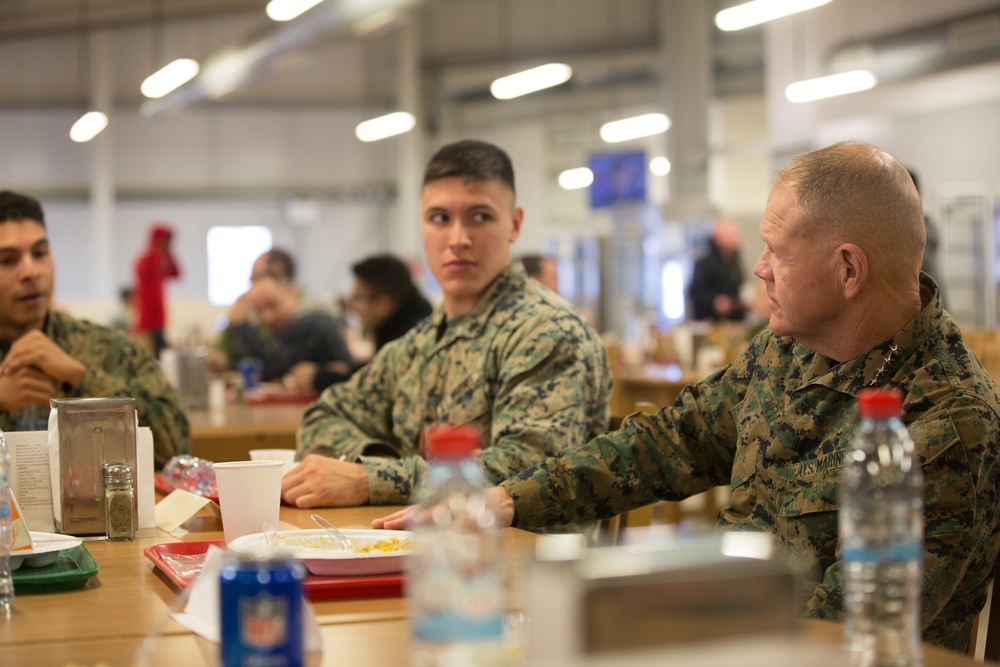 Commandant of the Marine Corps visits Marines in Romania