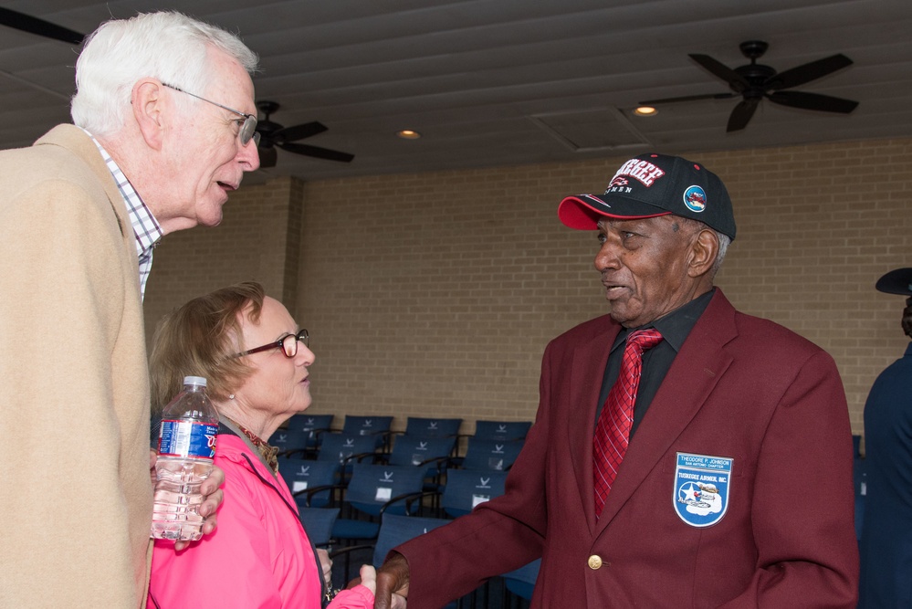 Tuskegee Airmen attending Air Force BMT Graduation