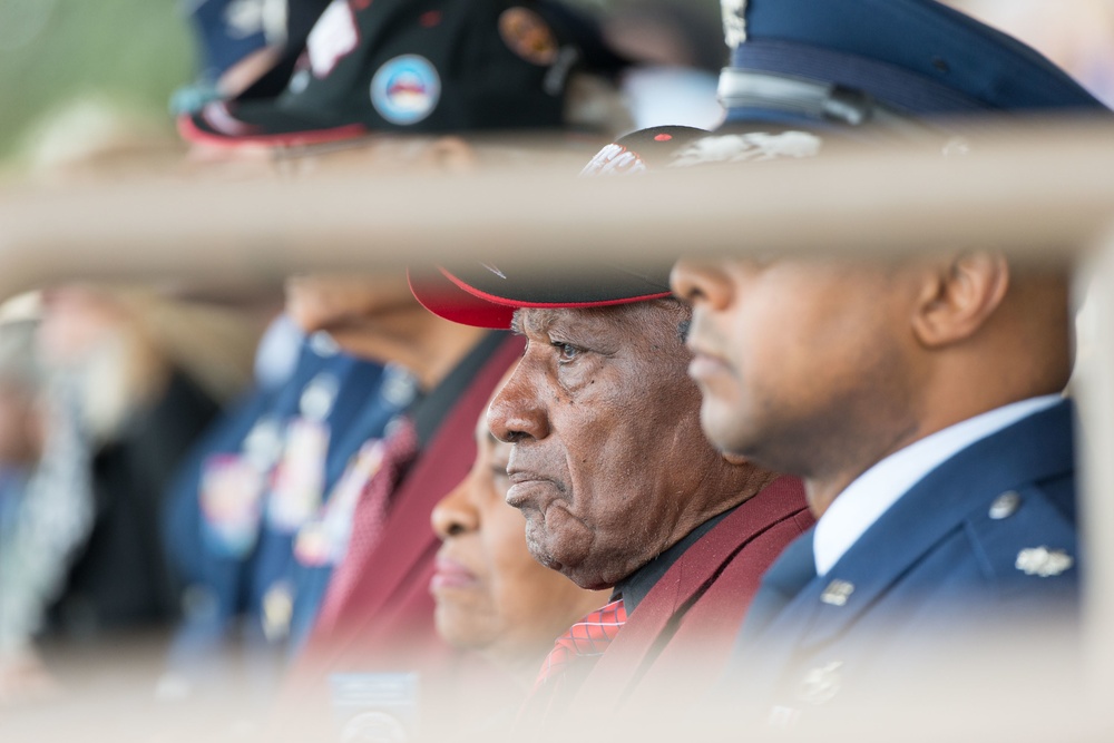 Tuskegee Airmen attending Air Force BMT Graduation