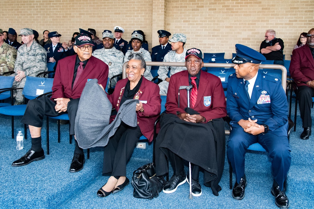 Tuskegee Airmen attending Air Force BMT Graduation