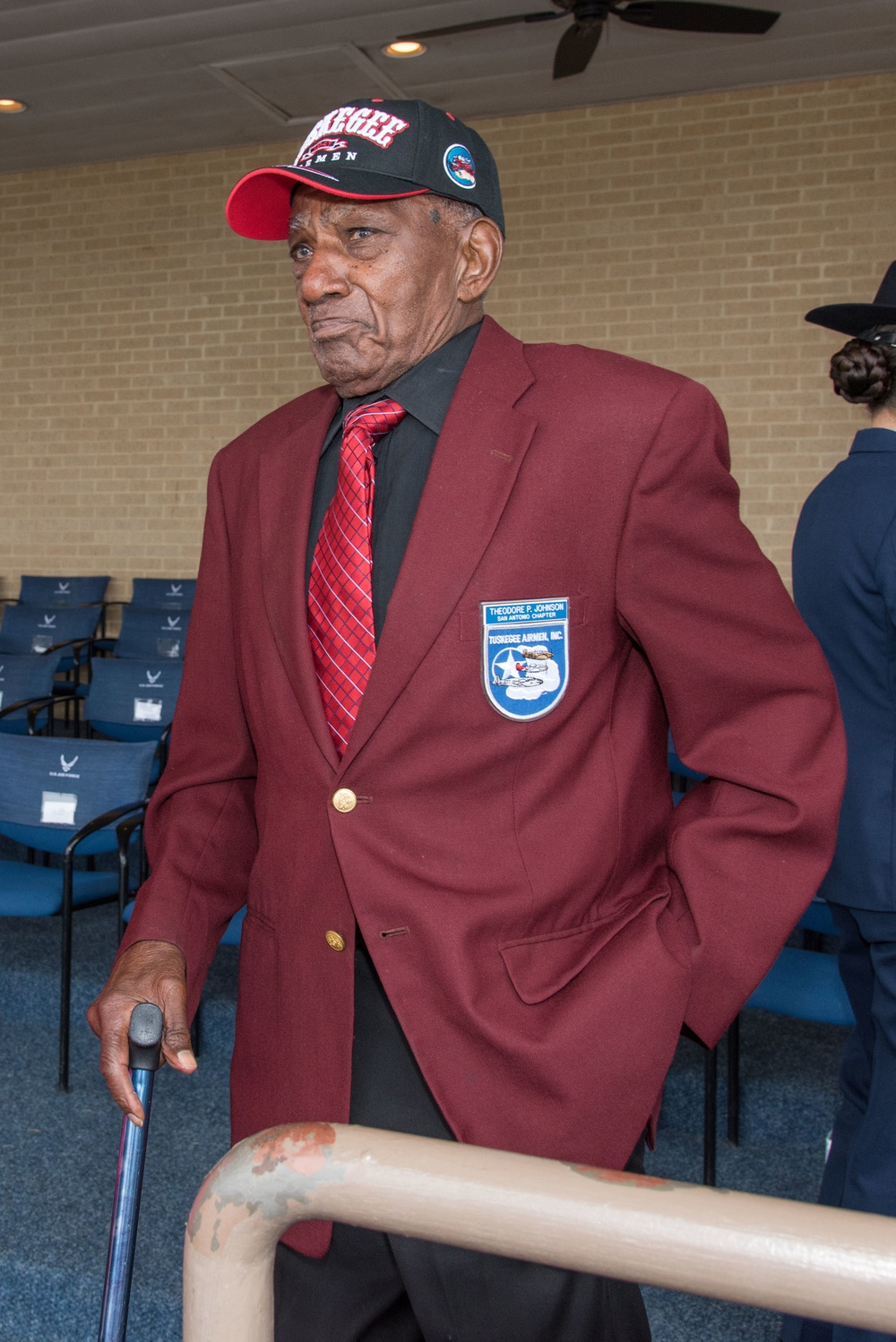 Tuskegee Airmen attending Air Force BMT Graduation