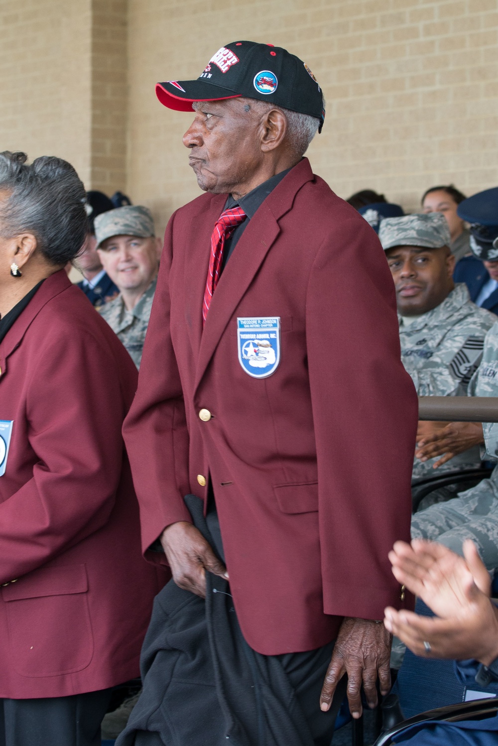 Tuskegee Airmen attending Air Force BMT Graduation