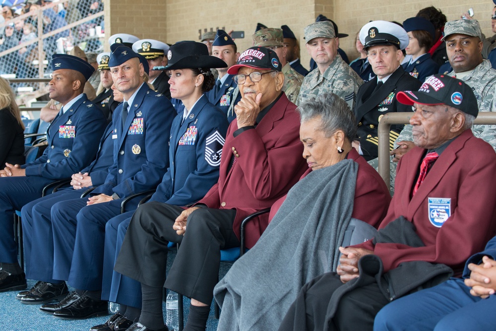 Tuskegee Airmen attending Air Force BMT Graduation