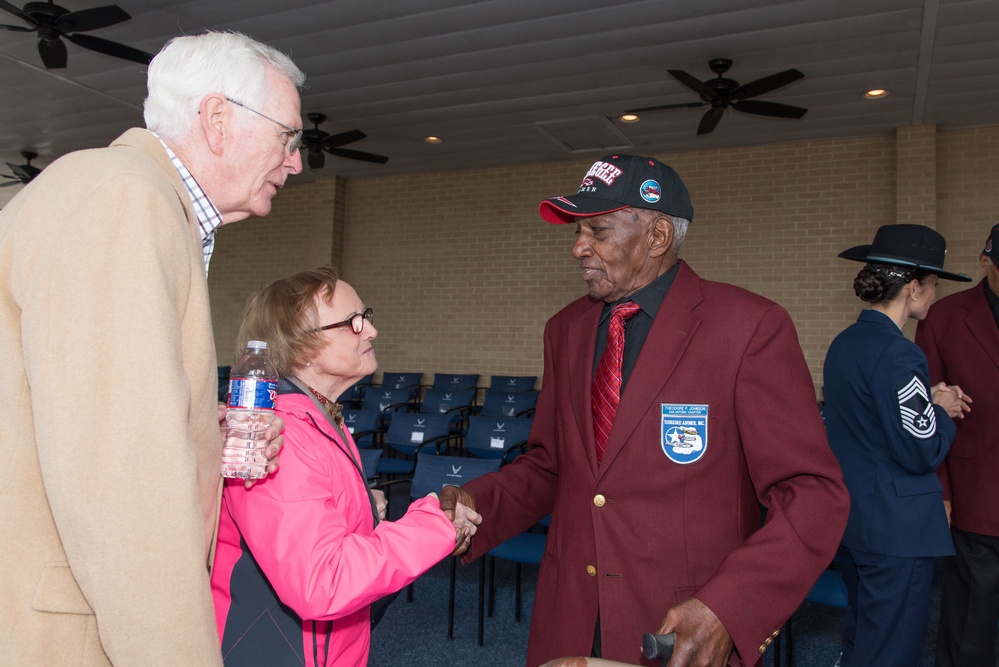 Tuskegee Airmen attending Air Force BMT Graduation