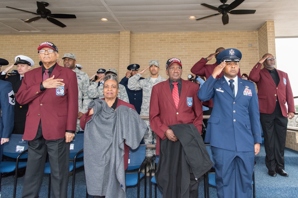 Tuskegee Airmen attending Air Force BMT Graduation