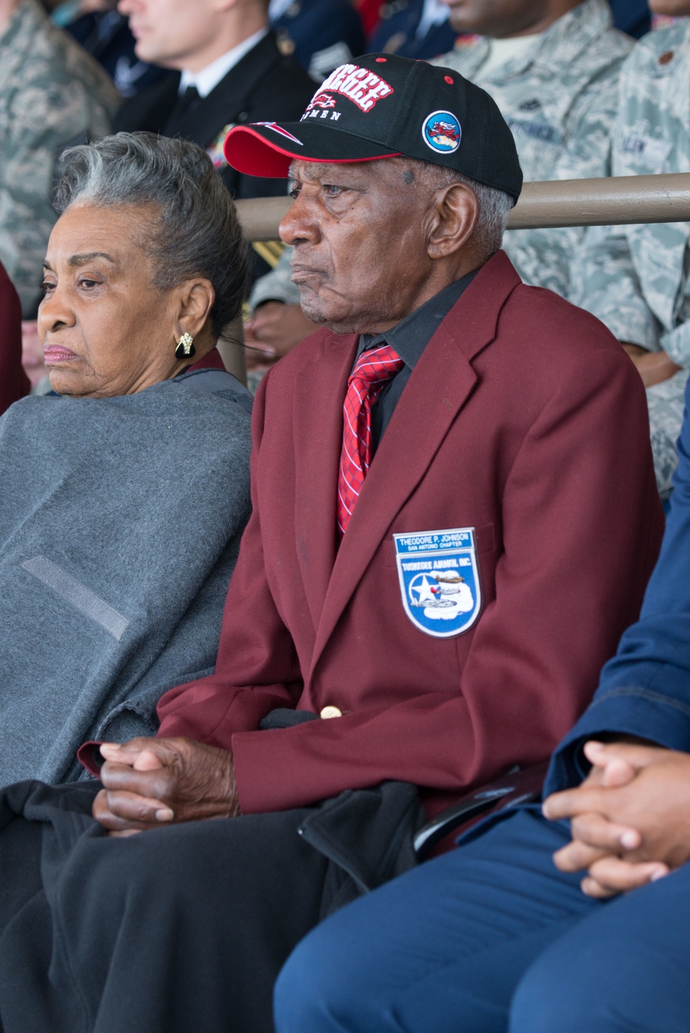 Tuskegee Airmen attending Air Force BMT Graduation